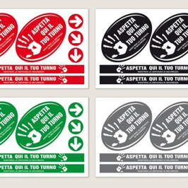 Calpestabili adesivi serie commerciale